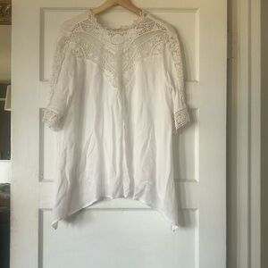 White lace blouse